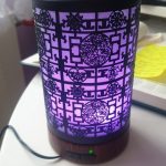 Metal Hand Painted Scent Diffuser With Lights 3.3oz photo review