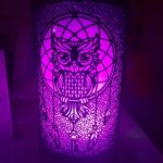 Metal Hand Painted Scent Diffuser With Lights 3.3oz photo review