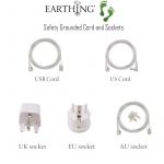 EARTHING bed Sheet bed sheet Silver Antimicrobial Fabric Conductive Grounding kit set 140 190cm with grounded 5